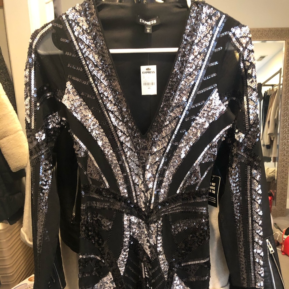 *NWT* Express sequin mini dress